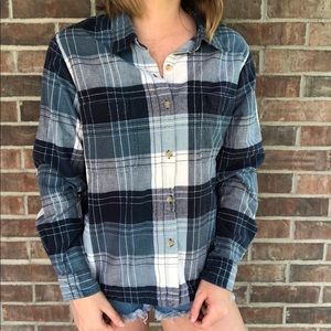 Giselle Apparel Plaid Button Up